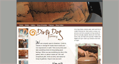 Desktop Screenshot of dirtydogpottery.com